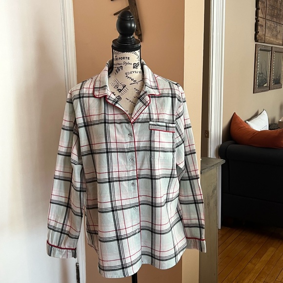 PJ Set Flannel Top Thermal Bottoms -XL ❄️ - Picture 5 of 16